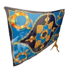 Donna‎ Piu Vintage Rectangular Colorful  Scarf